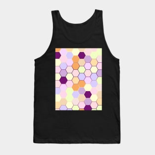 Cute pastel hexagon pattern Tank Top